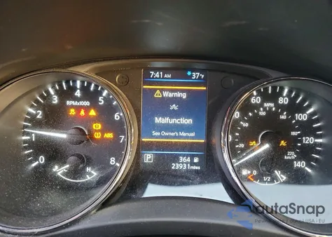 2019 Nissan Rogue S z USA, uszkodzony, nr VIN 5N1AT2MV4KC757655